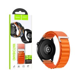 Bracelete De Nylon Hoco WH05 Climbing Series Mountain 22mm Laranja